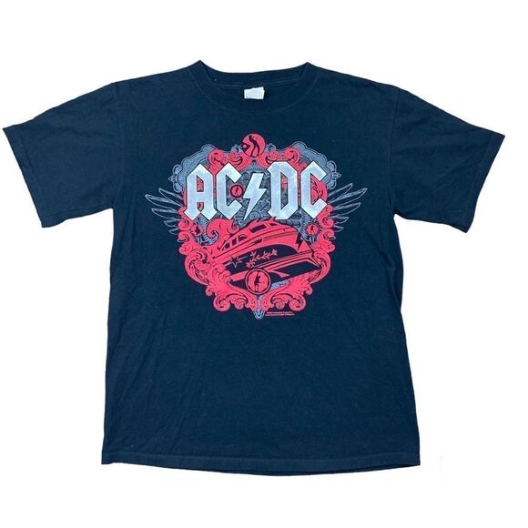 AC/DC 2008 Black Ice world tour all aboard t-shirt - Picture 1 of 3
